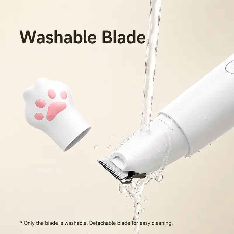 Cordless Dog & Cat Paw Hair Trimmer Clipper - Pet Groomer Tools, 18Mm Wide Solid Blade, Low Noise, USB-C Rechargeable, Precision Trim Claw Care Tool
