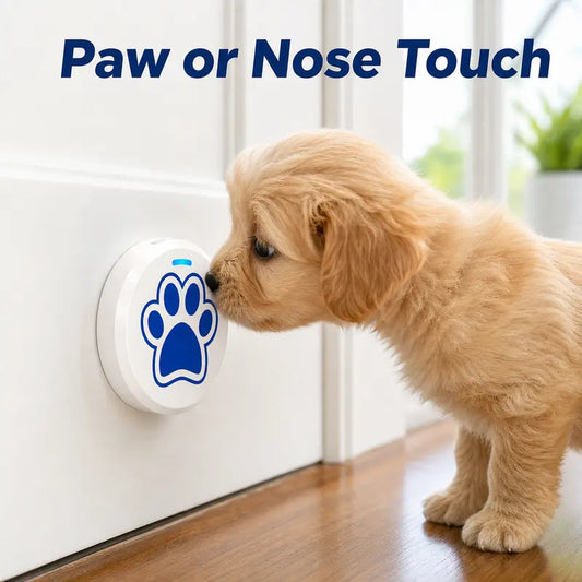 Chunhee Dog Potty Training Doorbell Kit - Durable Design, 36 Custom Sounds, Adjustable Volume (0-115dB), Touch Activation, Indoor & Outdoor Use for Effective Potty Training
